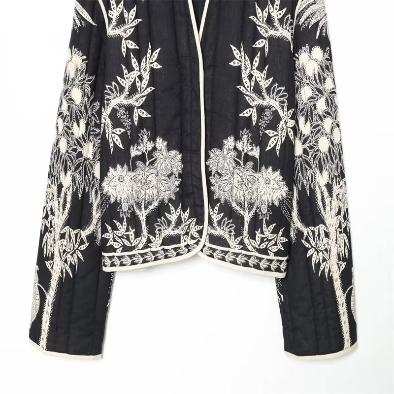 Veste Courte Bohème Brodée