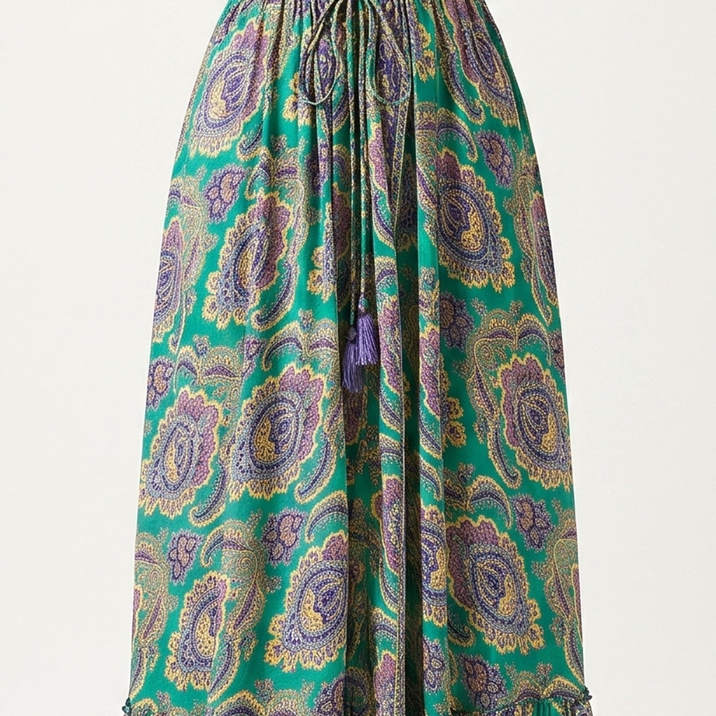 Détail de l'imprimé paisley bohème