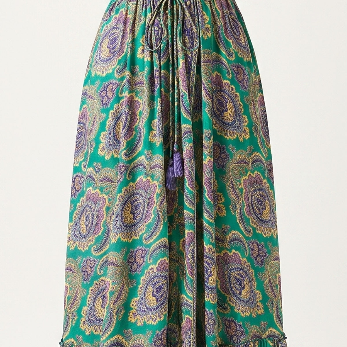 Détail de l'imprimé paisley bohème