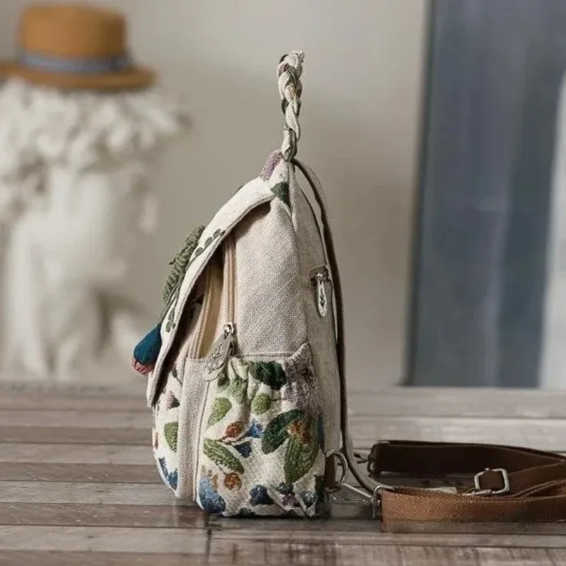 Sac à Dos Hippie en Toile Ethnique