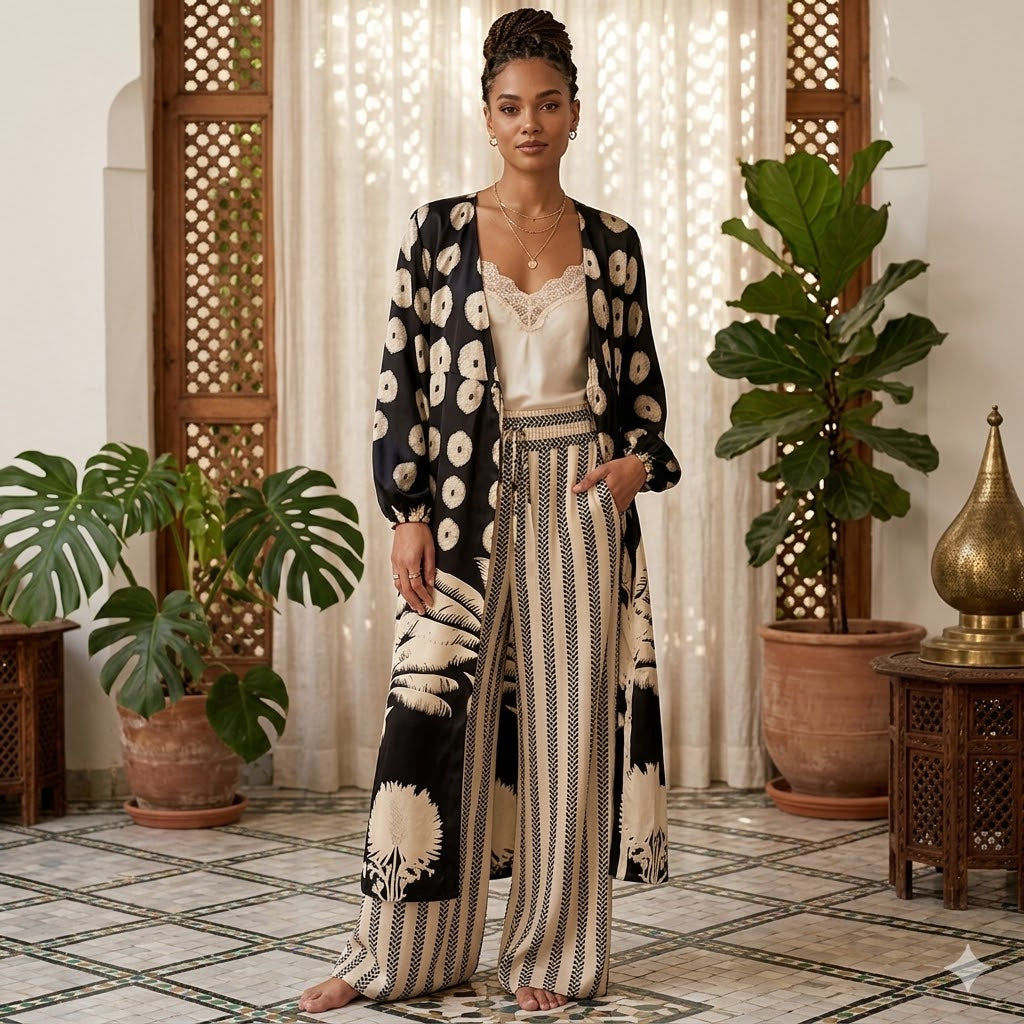 Ensemble Kimono et Pantalon Fluide