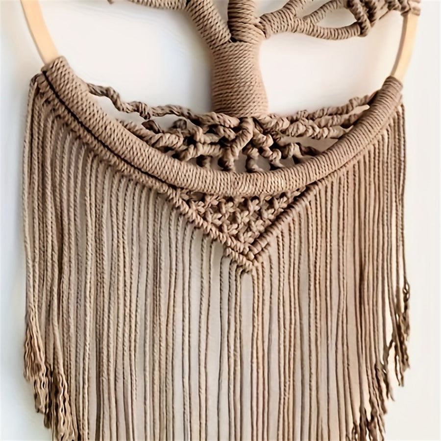 Macramé Mural Arbre de Vie Hippie