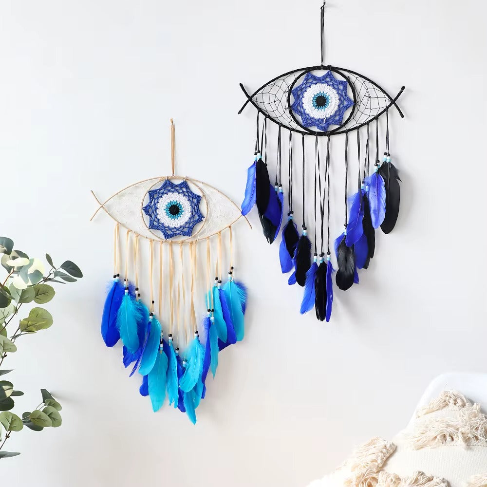Attrape-Rêves Mauvais Œil Macramé Hippie