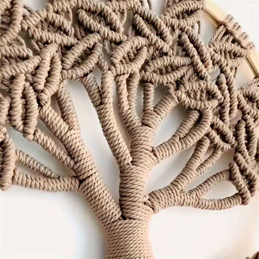 Macramé Mural Arbre de Vie Hippie
