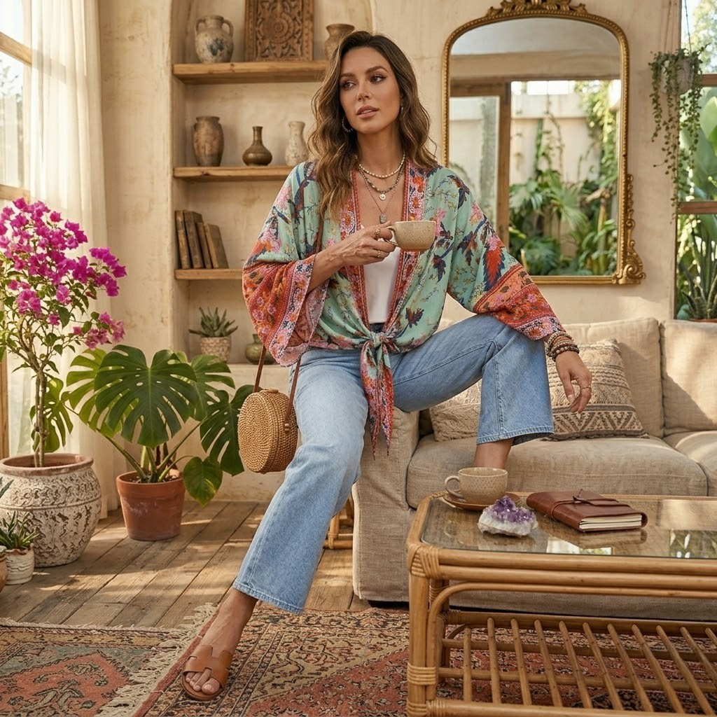 Kimono Court à Nouer "Gypsy"