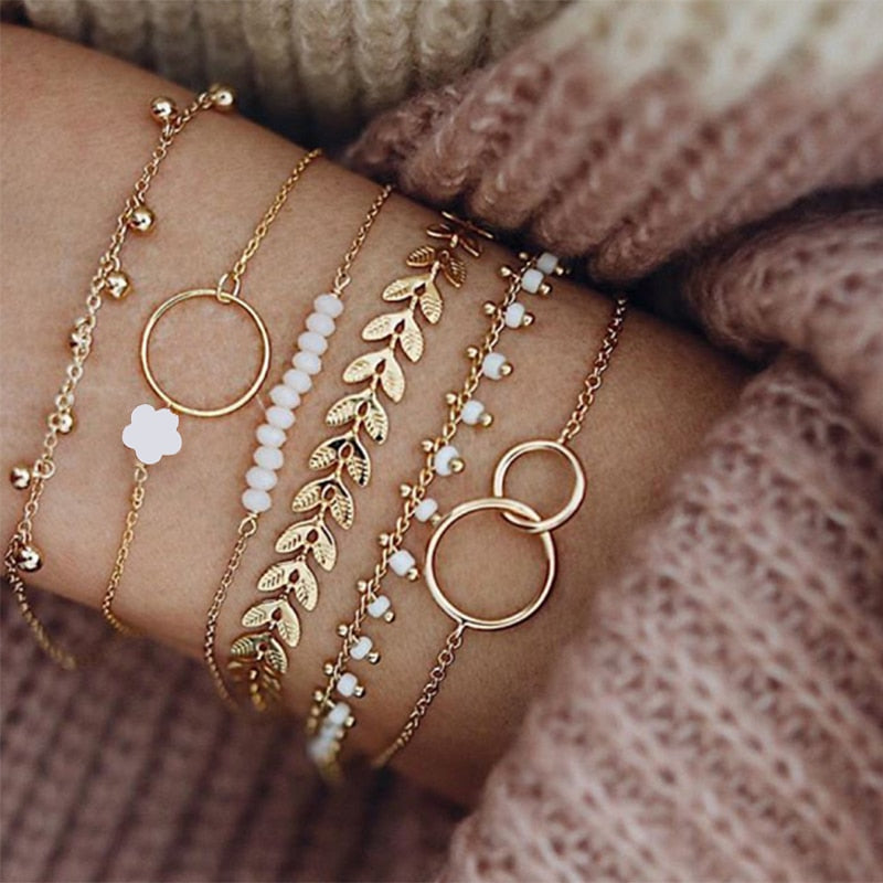 Schmuck im Hippie-Stil