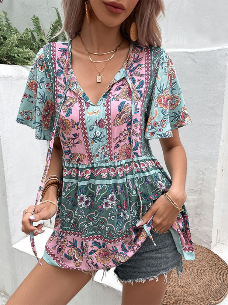 Blouse Hippie Chic Boho