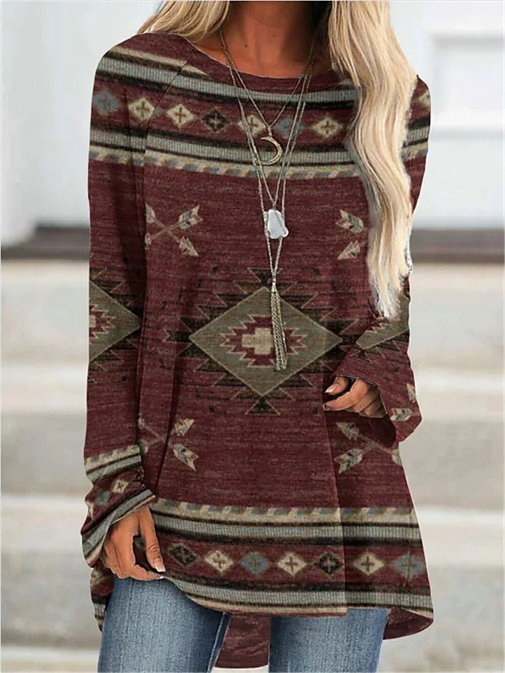 Hippie-Tunika in Übergröße